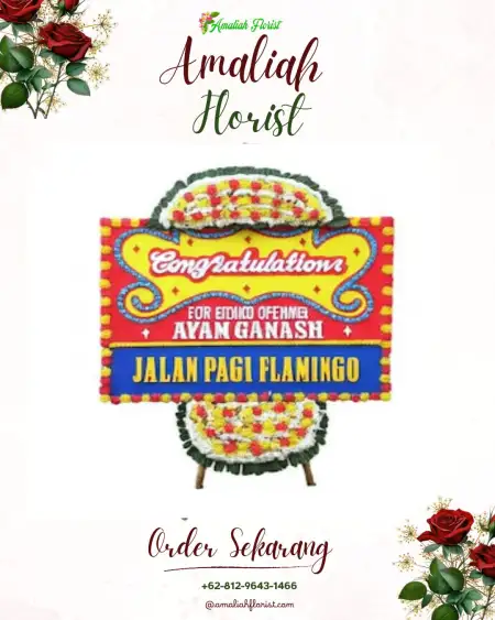 Sewa Papan Bunga Lajer